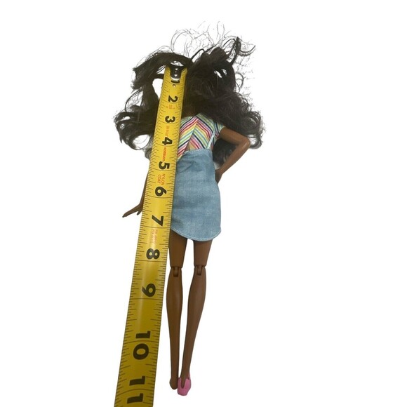 Barbie Doll FXH12 Loose 2018 Mattel Dark Complexion - Picture 7 of 13